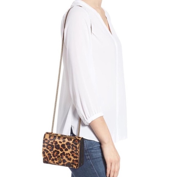 Madewell Calf Hair Leather Suede Crossbody Bag - Picture 3 of 15